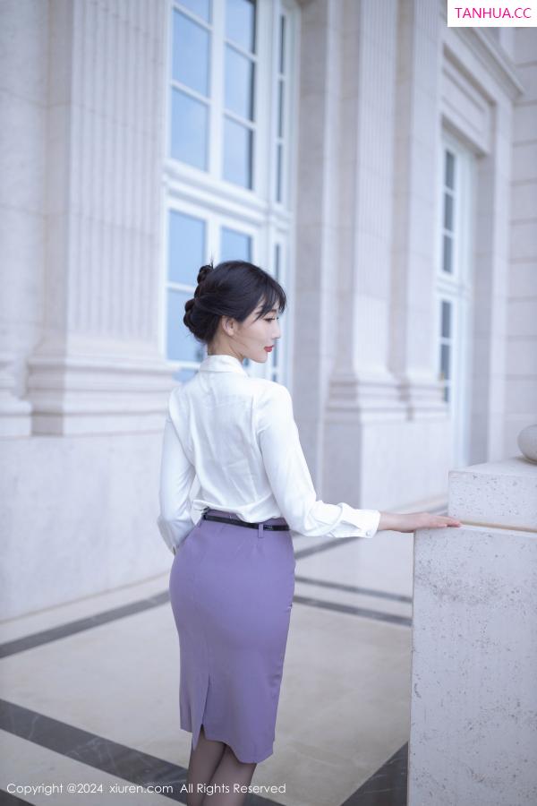 陆萱萱  [XiuRen]高清写真图 2024.06.13 No.8700 陆萱萱 黑丝美腿第6张图片